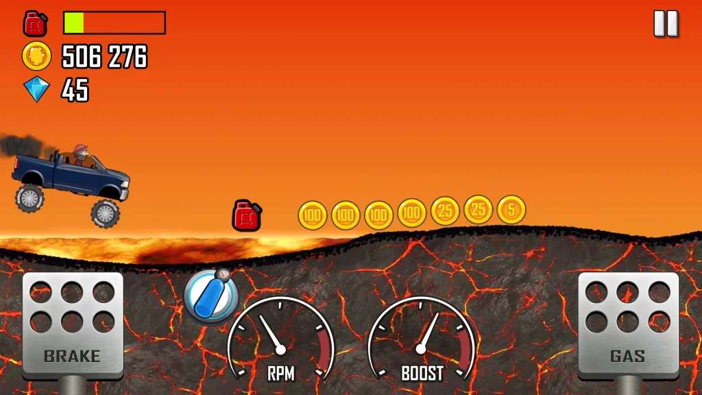 Hill Climb Racing Mod Apk 2025 v1.66.0 (Unlimited Money, Fuel) 7 666